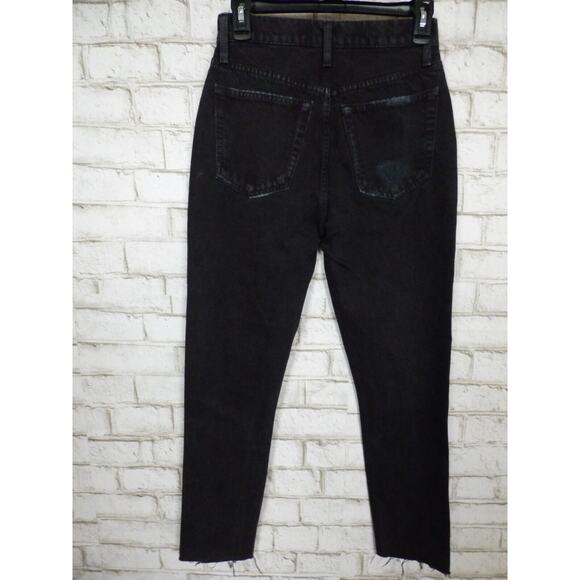 $395 Women's Levi's Redone 90s High Rise Ankle Crop Distressed Jeans 26 NEW - Picture 6 of 10